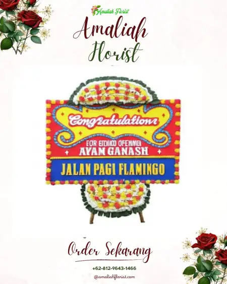 Sewa Papan Bunga Jungkare